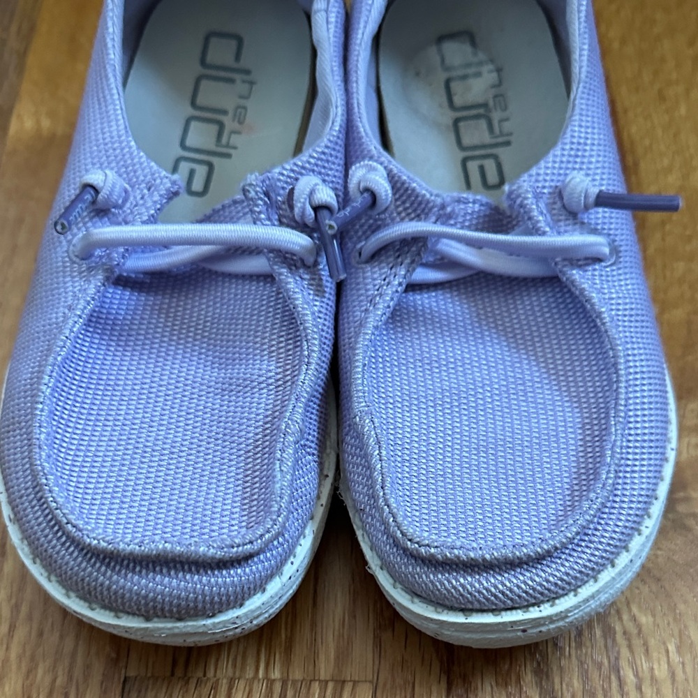Hey Dude toddler girl Light Purple Slip-On Shoes
